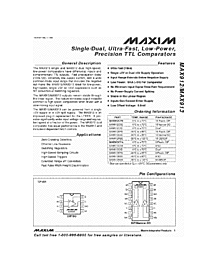 DataSheet MAX912 pdf